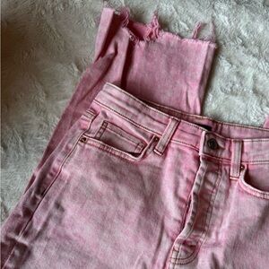Wild Fable Pink Ankle Cropped Jeans